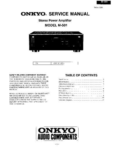 ONKYO M-501