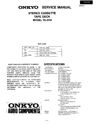 ONKYO TA-2130