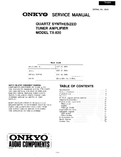 ONKYO TX-820