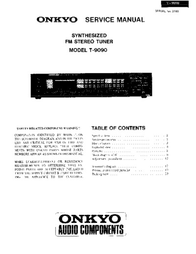 ONKYO T-9090
