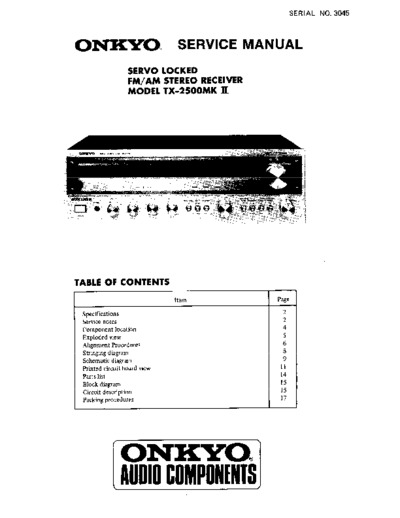 ONKYO TX-2500 MK2