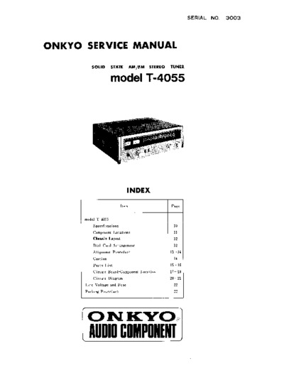 ONKYO T-4055