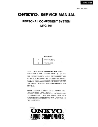 ONKYO MPC-501