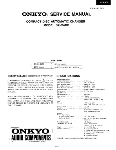 ONKYO DX-C400