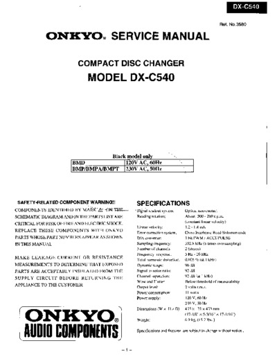 ONKYO DX-C540