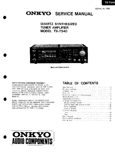 ONKYO TX-7540