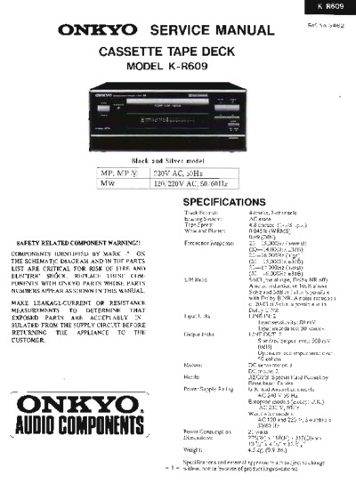 ONKYO KR-609