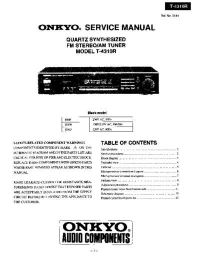 ONKYO T-4310-R