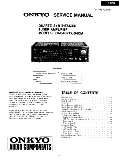 ONKYO TX-840