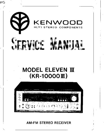 KENWOOD KR-10000-III
