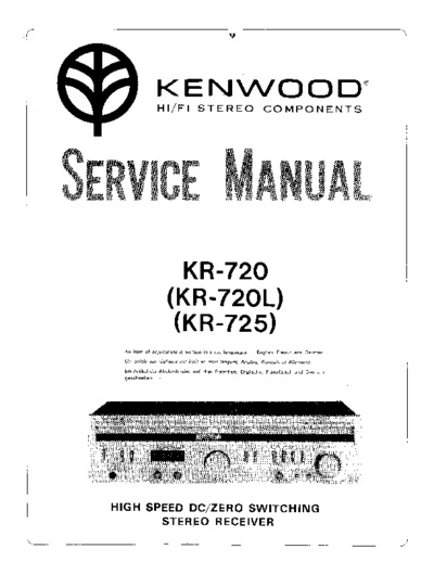 KENWOOD KR-720