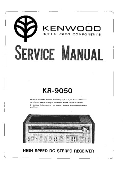 KENWOOD KR-9050