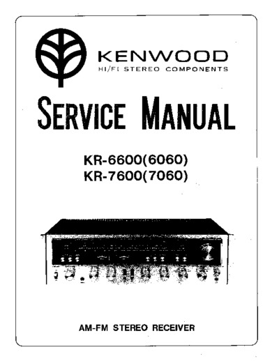KENWOOD KR-7600