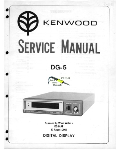 KENWOOD DG-5
