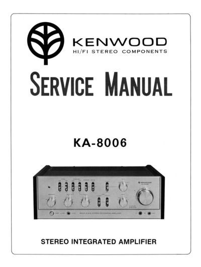 KENWOOD KA-8006