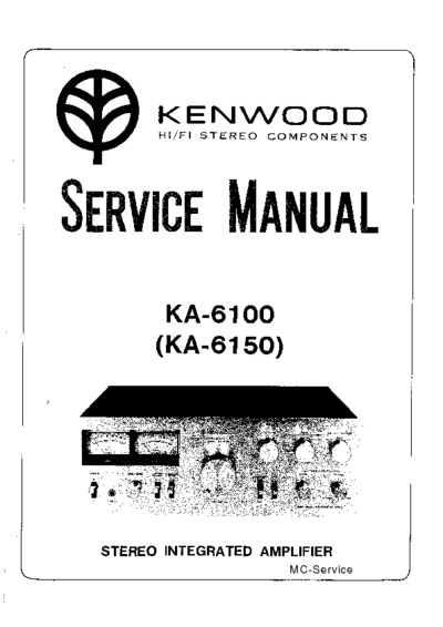 KENWOOD KA-6100