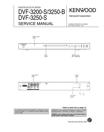KENWOOD DVF-3200-S