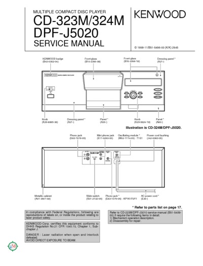 KENWOOD CD-324-M