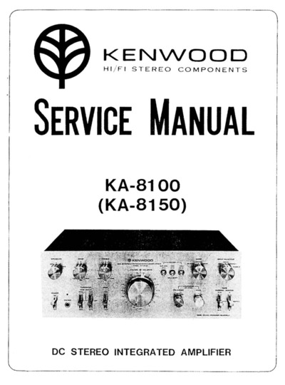 KENWOOD KA-8100