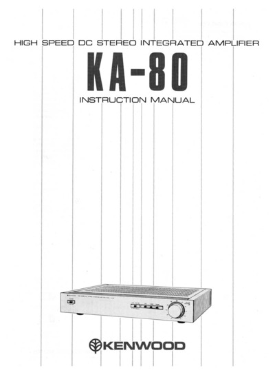 KENWOOD KA-80