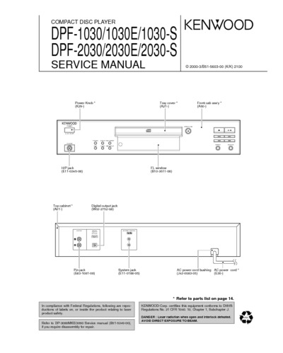 KENWOOD DPF-2030-S