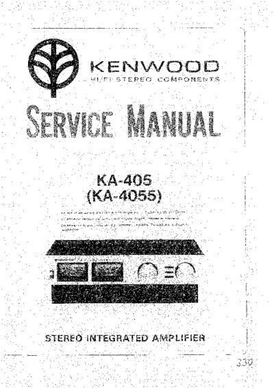 KENWOOD KA-405