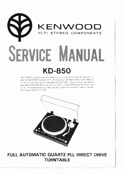 KENWOOD KD-850