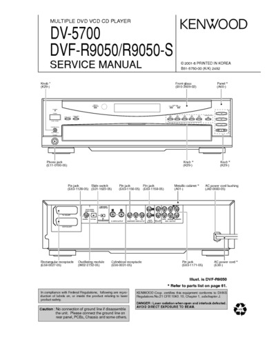 KENWOOD DVFR-9050-S