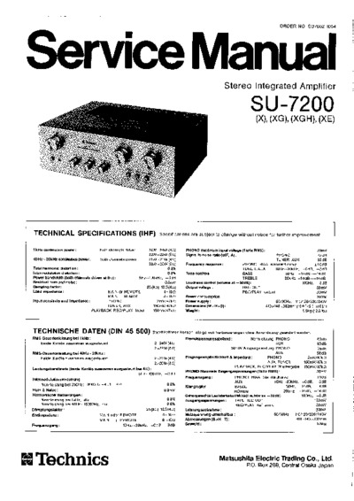 TECHNICS SU-7200