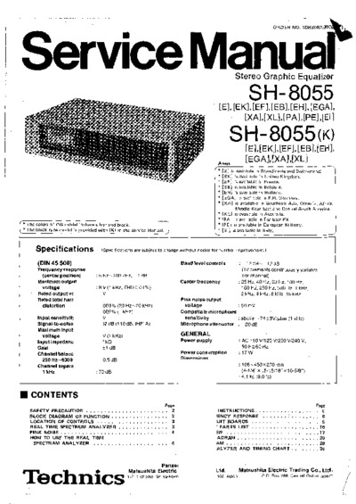 TECHNICS SH-8055