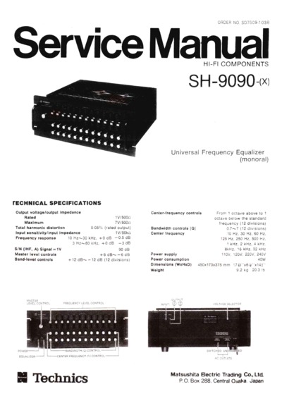 TECHNICS SH-9090