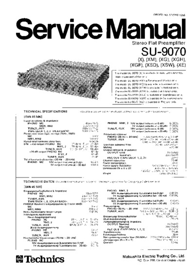 TECHNICS SU-9070