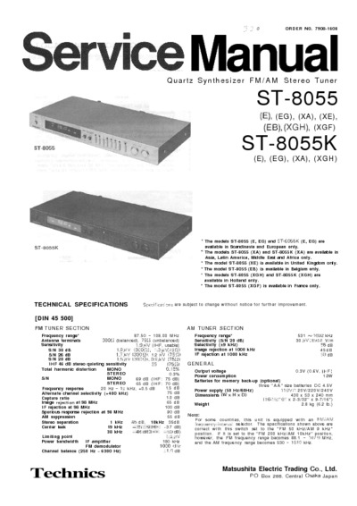 TECHNICS ST-8055-K