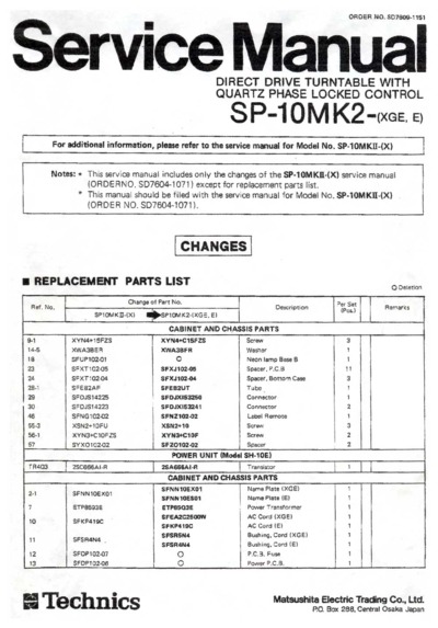 TECHNICS SP-10-Mk2