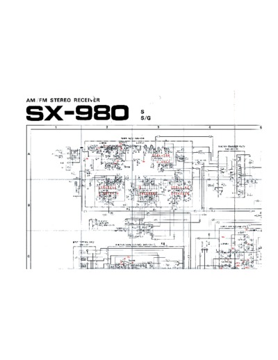 PIONEER SX-980 Schematic