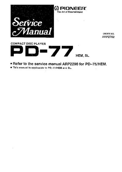 PIONEER PD-77