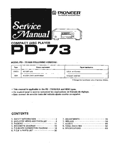 PIONEER PD-73