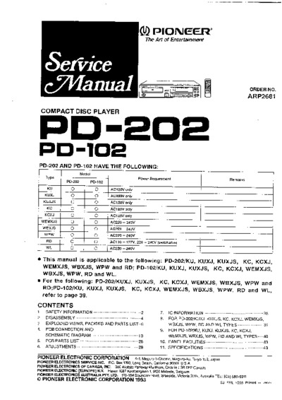 PIONEER PD-102