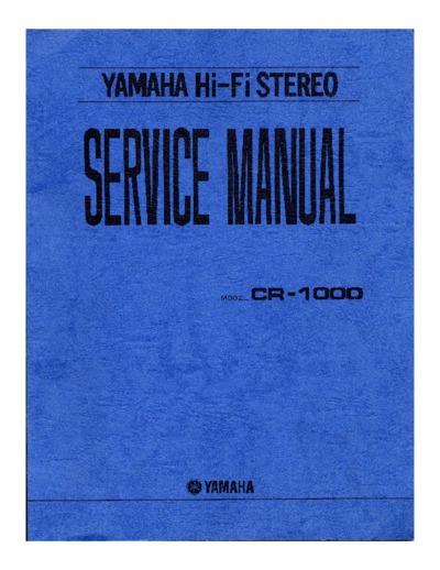 YAMAHA CR-1000