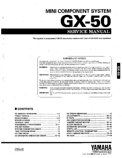YAMAHA GX-50