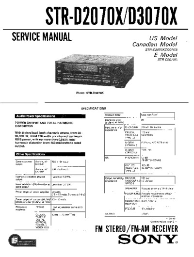 SONY STR-D2070X