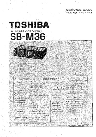 TOSHIBA SB-M36