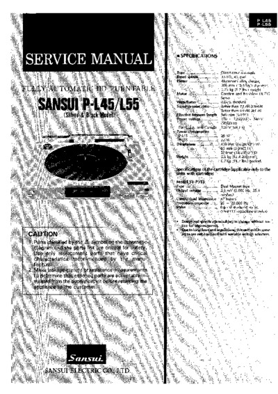 SANSUI P-L55