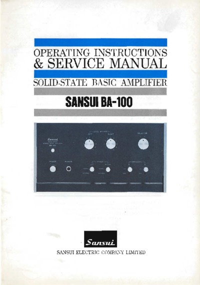 SANSUI BA-100