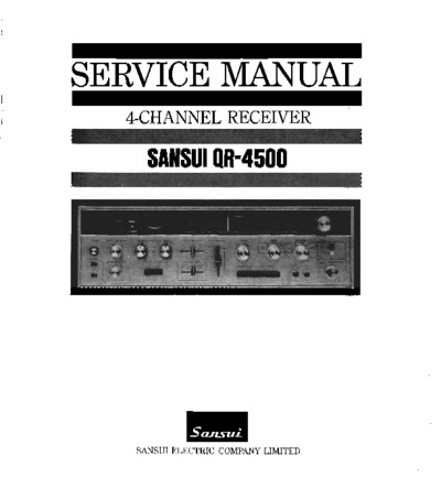 SANSUI QR-4500