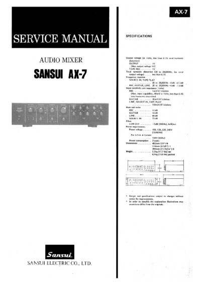 SANSUI AX-7