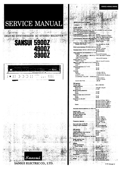 SANSUI 4900-Z