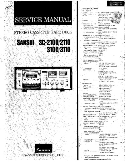 SANSUI SC-3100