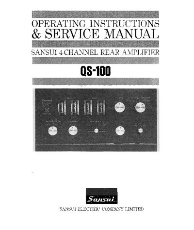 SANSUI QS-100