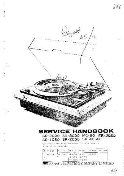 SANSUI SR-3030